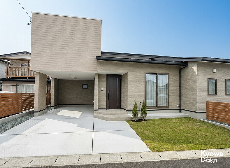 ガレージのある家