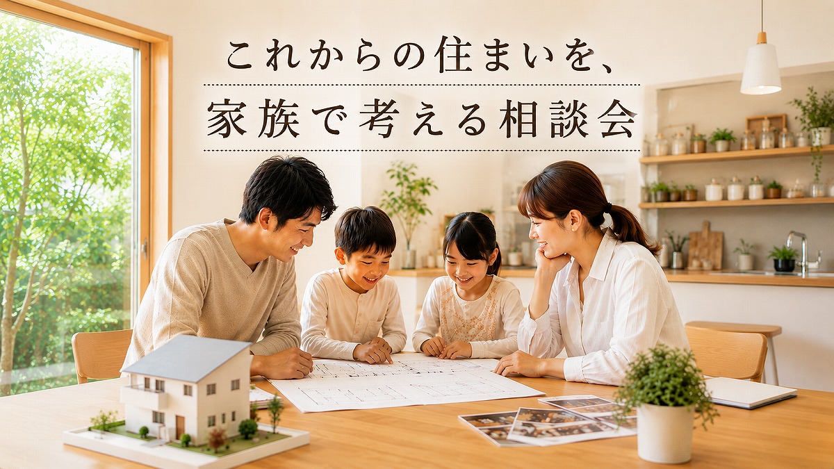 これからの住まいを、家族で考える相談会　【同時開催！無料出張相談承ります！】